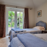 Double bedroom with the view of the garden